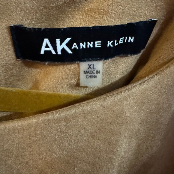 Anne Klein Tan Faux Suede Sheath Dress - Picture 4 of 7